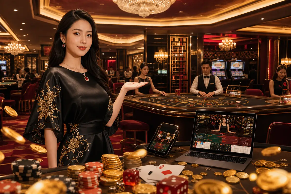 ada99 Casino dealer baccarat live streaming